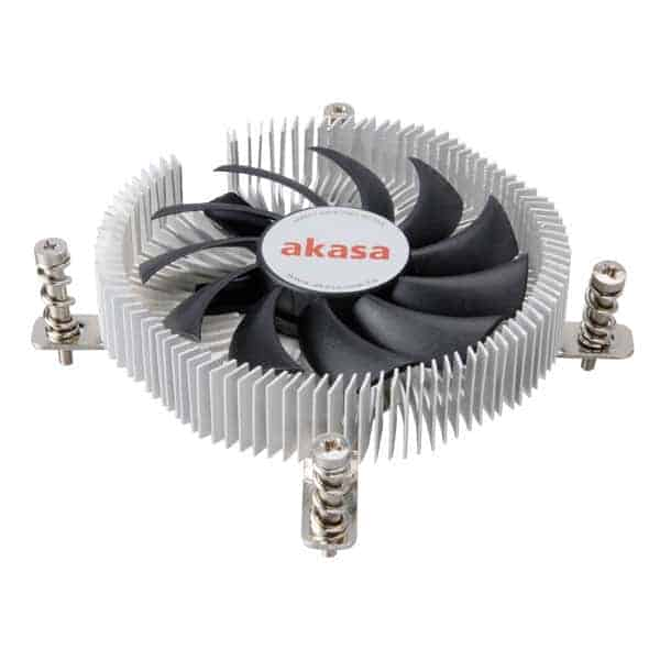 (image for) AK-CC7129BP01 21mm Low Profile CPU Cooler for Intel LGA775 , LGA115X from AKASA